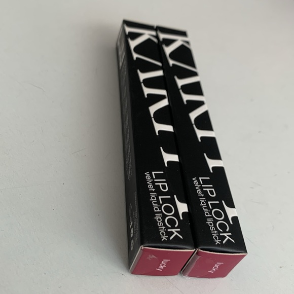 Karity Lip Lock Velvet Liquid Lipstick -Lucky NWT NLA Long-lasting, 2 Lippies - Picture 8 of 8